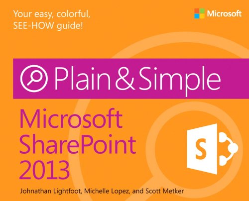 Book Cover Microsoft SharePoint 2013 Plain & Simple