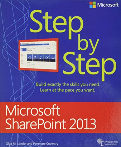 Book Cover Microsoft SharePoint 2013 Step by Step