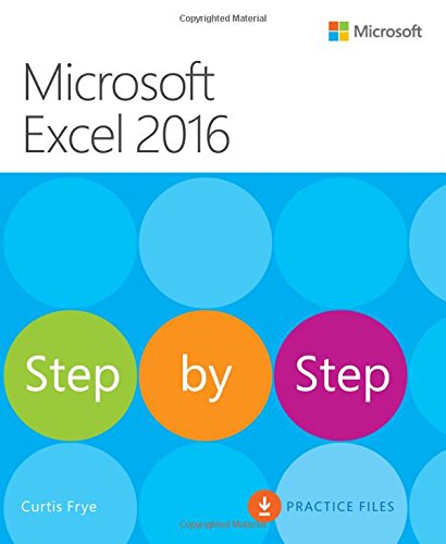 Book Cover Microsoft Excel 2016 Step by Step