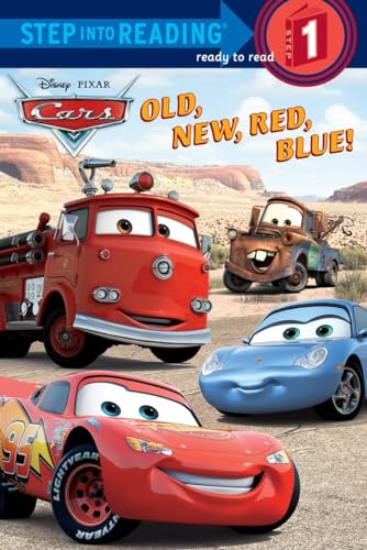 Book Cover Old, New, Red, Blue! (Step into Reading) (Cars movie tie in)