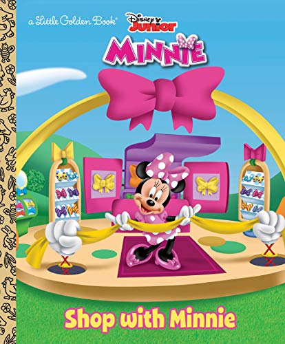 Book Cover Shop with Minnie (Disney Junior: Mickey Mouse Clubhouse) (Little Golden Book)