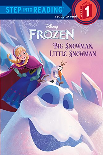 Book Cover Big Snowman, Little Snowman (Disney Frozen) (Step into Reading)