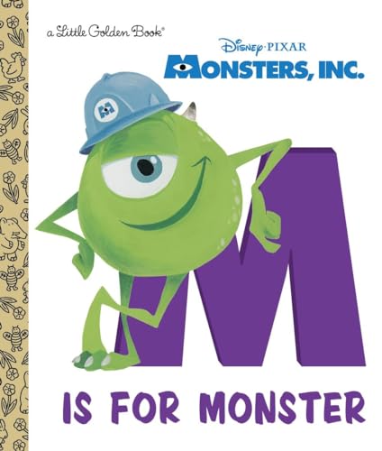 Book Cover M Is for Monster (Disney/Pixar Monsters, Inc.) (Little Golden Book)