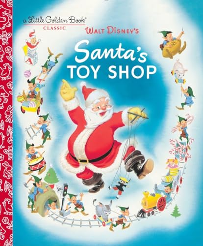 Book Cover Santa's Toy Shop (Disney) (Little Golden Book)