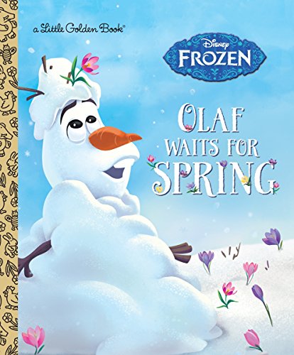 Book Cover Olaf Waits for Spring (Disney Frozen) (Little Golden Book)