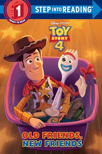 Book Cover Old Friends, New Friends (Disney/Pixar Toy Story 4) (Step into Reading)