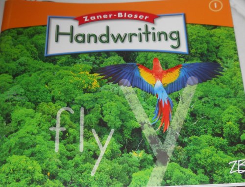 Book Cover Zaner Bloser Handwriting Grade 1