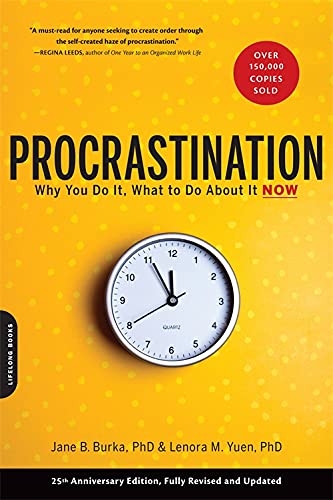 Book Cover Procrastination: Why You Do It, What to Do About It Now