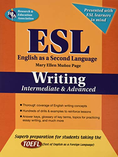 Book Cover ESL Intermediate/Advanced Writing (English as a Second Language Series)