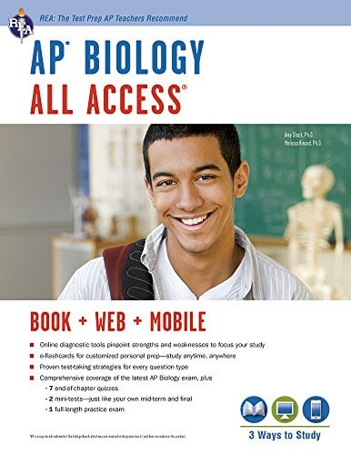 Book Cover AP® Biology All Access Book + Online + Mobile (Advanced Placement (AP) All Access)