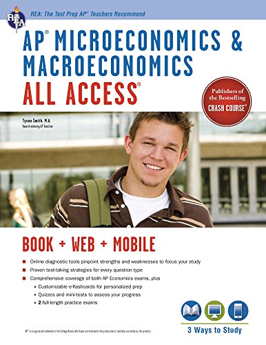 Book Cover AP® Micro/Macroeconomics All Access Book + Online + Mobile (Advanced Placement (AP) All Access)