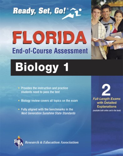 Book Cover Florida Biology 1 End-of-Course Assessment Book + Online (Florida FCAT & End-of-Course Test Prep)
