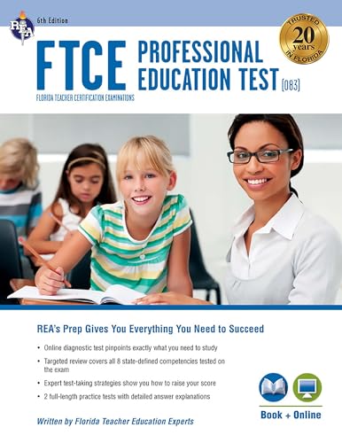 Book Cover FTCE Professional Ed (083) Book + Online (FTCE Teacher Certification Test Prep)