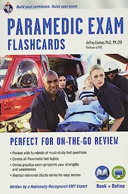 Book Cover Paramedic Flashcard Book + Online (EMT Test Preparation)