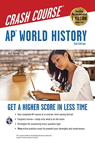 Book Cover APÂ® World History Crash Course, 2nd Ed., Book + Online (Advanced Placement (AP) Crash Course)