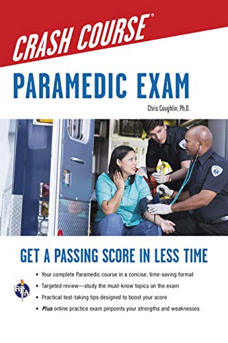 Book Cover Paramedic Crash Course with Online Practice Test