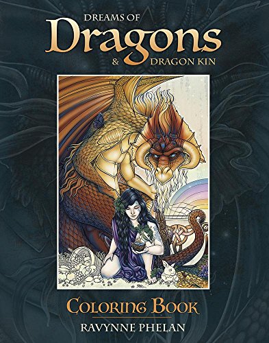 Book Cover Dreams of Dragons & Dragon Kin Coloring Book