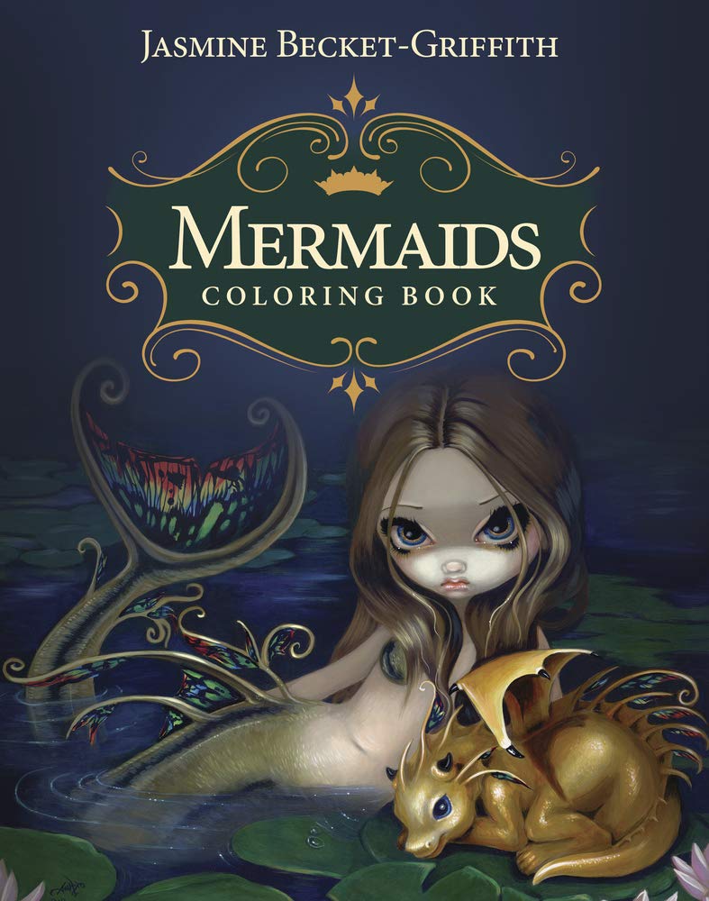 Book Cover Mermaids Coloring Book: An Aquatic Art Adventure