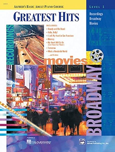 Book Cover Alfred's Basic Adult Piano Course Greatest Hits, Bk 1 (Alfred's Basic Adult Piano Course, Bk 1)
