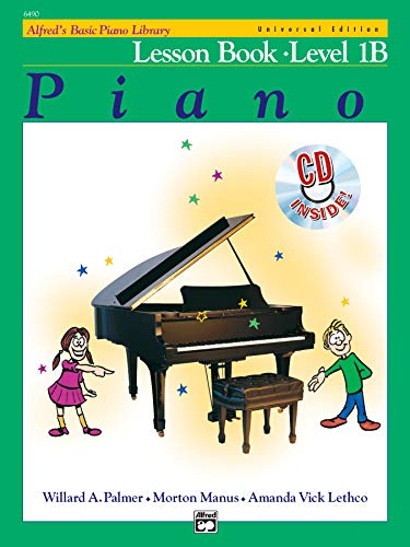 Book Cover Alfred's Basic Piano Library Lesson Book, Bk 1B: Book & CD (Alfred's Basic Piano Library, Bk 1B)