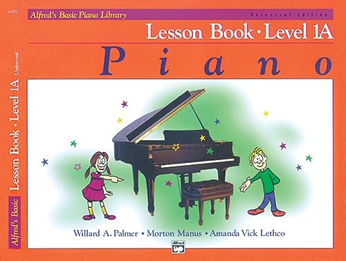 Book Cover Alfred's Basic Piano Course Lesson Book Level 1A (Alfred's Basic Piano Library)