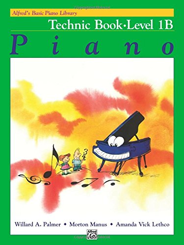 Book Cover Alfred's Basic Piano Library: Technic Book Level 1B