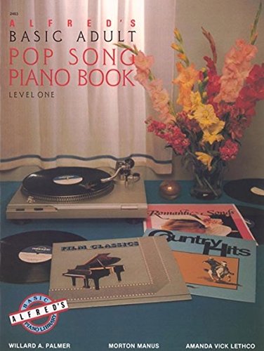 Book Cover Alfred's Basic Adult Pop Song Piano Book, Level 1 (2463)