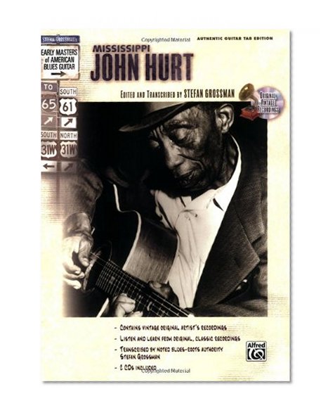 Book Cover Mississippi John Hurt (Book & 2 CD's)