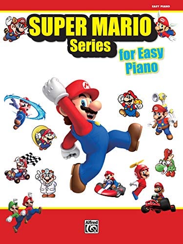 Book Cover Super Mario for Piano: 34 Super Mario Themes Arranged for Easy Piano