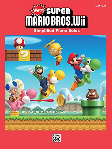Book Cover New Super Mario Bros. Wii: Simplified Piano Solos
