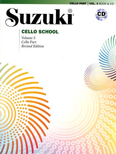 Book Cover Suzuki Cello School, Vol 3: Cello Part, Book & CD