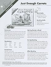 Great Source Mathstart: Teacher's Guide Just Enough Carrots: Comp Amounts 2000