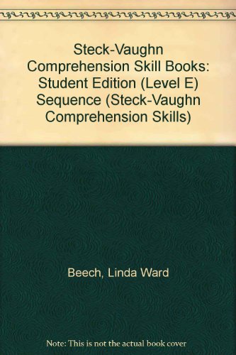 Steck-Vaughn Comprehension Skill Books: Student Edition  (Level E) Sequence