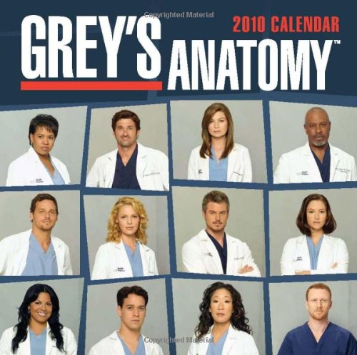 Grey's Anatomy: 2010 Wall Calendar