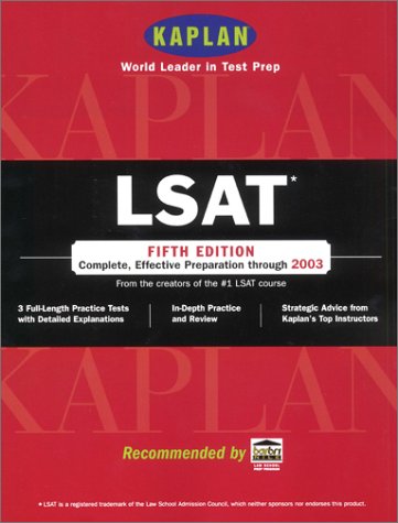 Kaplan LSAT, Fifth Edition: Higher Score Guaranteed (Lsat (Kaplan))