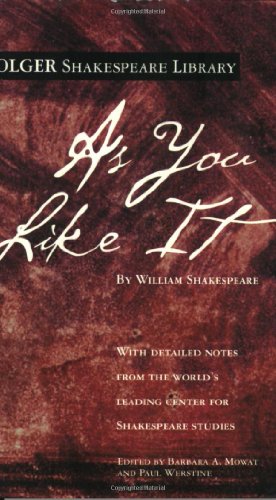 Book Cover As You Like It (Folger Shakespeare Library)