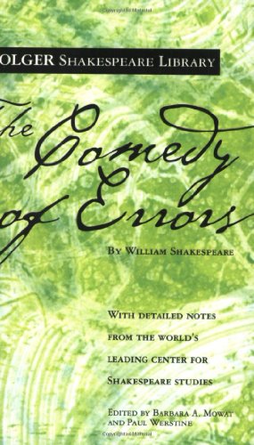 Book Cover The Comedy of Errors (Folger Shakespeare Library)