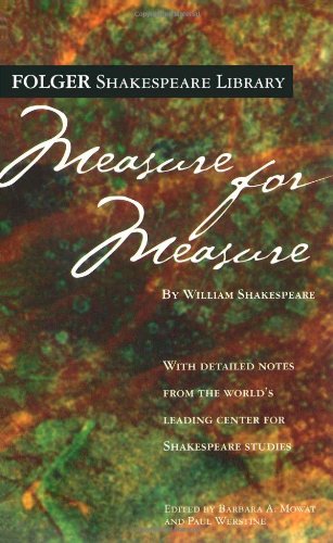 Book Cover Measure for Measure (Folger Shakespeare Library)