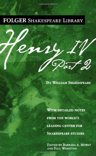 Book Cover Henry IV, Part II (Folger Shakespeare Library)