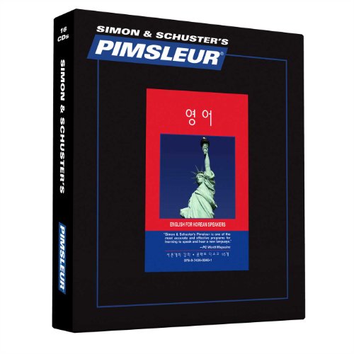 Pimsleur English for Korean Speakers Level 1 CD: Learn to Speak and Understand English for Korean with Pimsleur Language Programs (Comprehensive) (Korean Edition)
