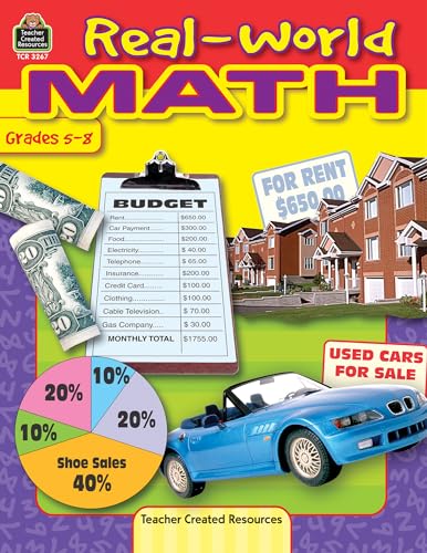 Book Cover Real-World Math, Grades 5-8