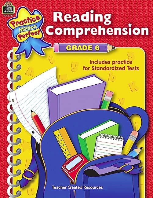 Book Cover Reading Comprehension Grade 6 (Practice Makes Perfect (Teacher Created Materials))