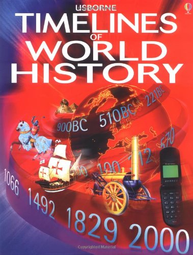 Book Cover Usborne Timelines of World History
