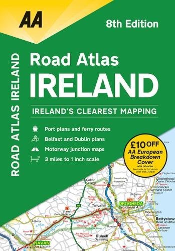 Book Cover AA Road Atlas Ireland 2019