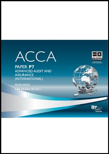 ACCA - P7 Advanced Audit and Assurance (INT): Paper P7: Passcards