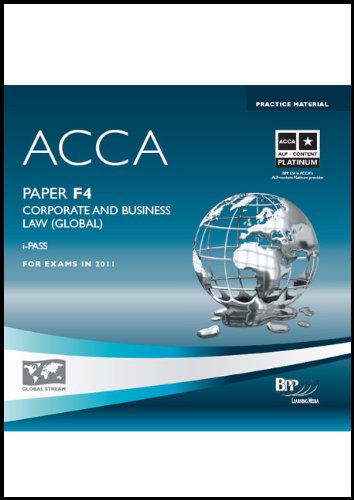 ACCA - F4 Corporate and Business Law (GLO): i-Pass