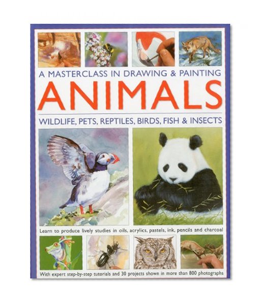 A Masterclass in Drawing and Painting Animals: Wildlife, pets, reptiles, birds, fish and insects