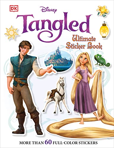 Book Cover Ultimate Sticker Book: Tangled: More Than 60 Reusable Full-Color Stickers