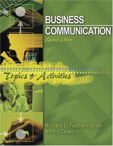 Business Communication: Topics & Activities