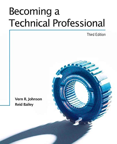 Book Cover BECOMING A TECHNICAL PROFESSIONAL - TEXT